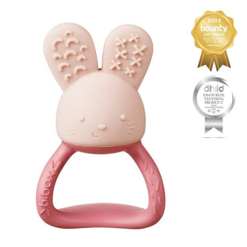NEW | Chill + Fill Teether Blush 3m+ - dribble and drool it's cool! – b.box AU