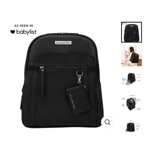 2-in-1 Provisions Breast Pump & Diaper Bag Backpack in Ebony