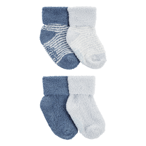 Baby 4-Pack Foldover Chenille Booties - Carter's | Carter's