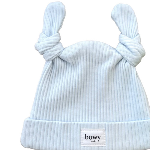 Double Knot Beanie - Powder Blue