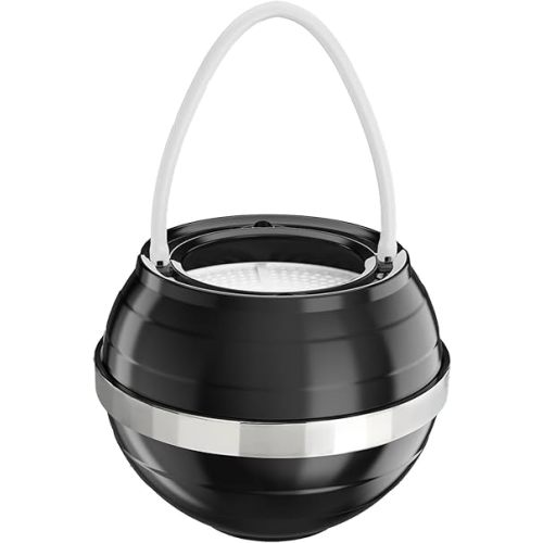 Bath Bathtub Ball Water Filter for Tub Faucet - Hard Water Softener - Remove Contaminants,Chlorine and Fluoride - Improves Skin, Hair and Nails Condition,Matte Black