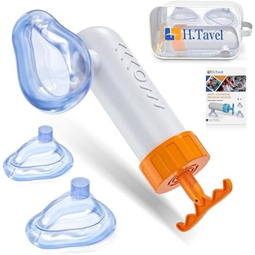 FSA HSA Choking Rescue Device, H.Tavel Anti Choking Device, Portable Airway Suction Device for Kids and Adults, Choking First Aid Device for Home & Travel
