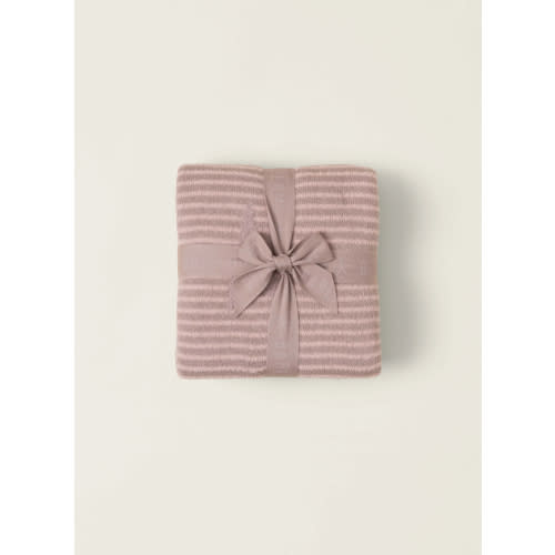 Barefoot Dreams CozyChic® Cotton Star Stroller Blanket (Faded Rose)