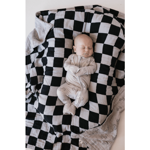 Bamboo Zip Pajamas | Arm Day