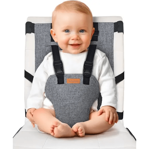 liuliuby Compact Travel High Chair | Portable High Chair for Baby | Baby Travel Essential Harness Seat | Must Haves for Vacations, Restaurants, Family Visits with Babies | Portable Highchair Seat
