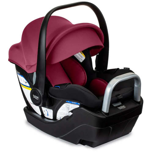 Britax Willow S Infant Car Seat with Alpine Base - Ruby Onyx