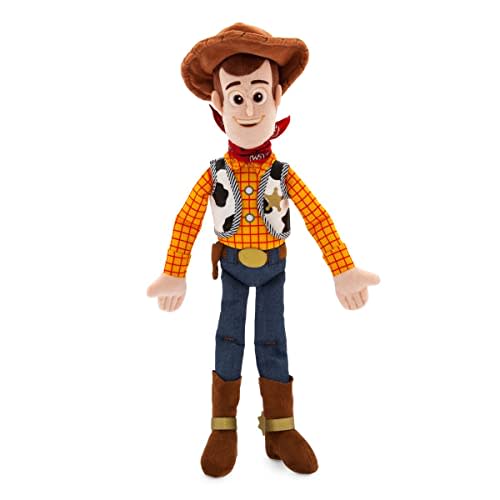 DISNEY STORE Official Toy Story Plush, Woody, Iconic Cuddly Toy Character with Embroidered Eyes and Soft Plush Features, Suitable for All Ages