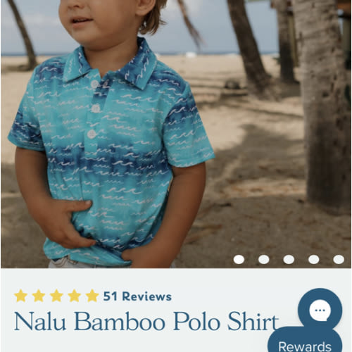 Nalu Bamboo Polo Shirt
