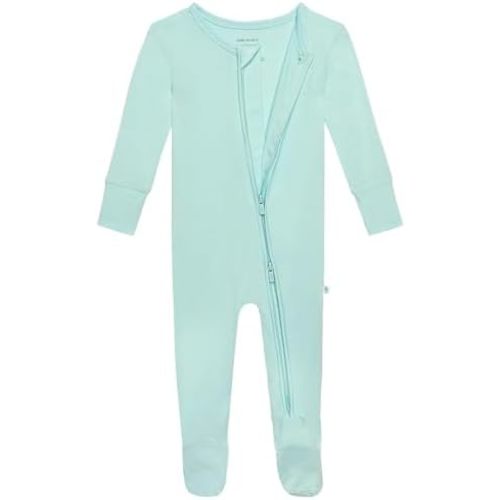 Posh Peanut Baby Boy Footie Pajamas - Soft Viscose Made from Bamboo 2 Way Zipper Sleepers & Onesies