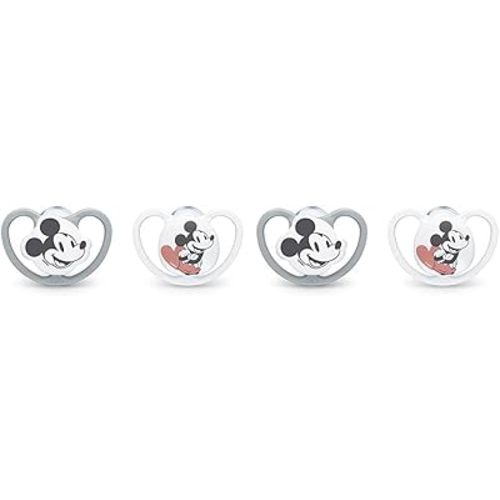 NUK Space Mickey Mouse Pacifiers (Pack of 2)