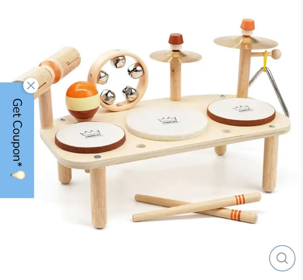 Rhythm Station – Wooden 11-in-1 Musical Table & Drum Set