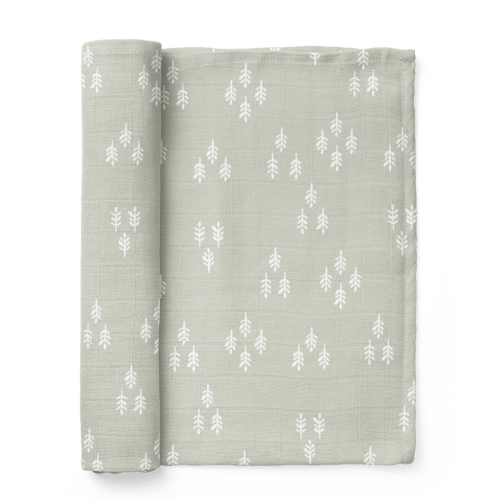 Forest Gray Wolf Swaddle – Mini Wander