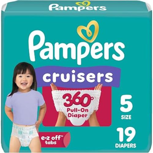 Pampers Cruisers 360 Baby Diapers, Size 5, 56 Count