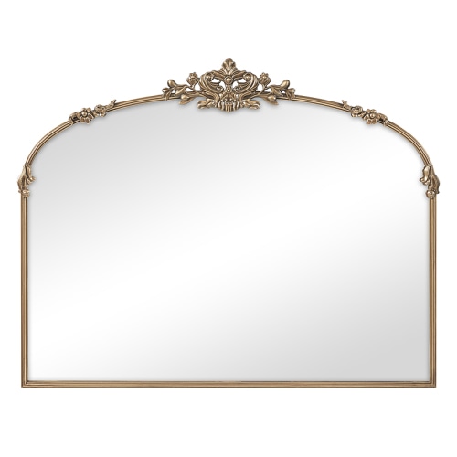 100 x 80cm Floridia Gold Wall Mirror