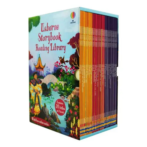 Usborne Storybook Reading Library 30 Books Collection Box Set With