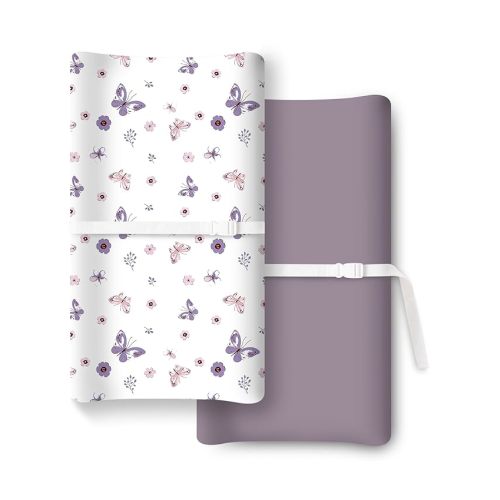 Extra Stretchy Changing Pad Cover, Ultra Soft Premium Jersey Knit Changing Pad Sheets, Unisex for Boys Girls, Fits All Standard Changing Tables/Dresser Tops - 2 Pack