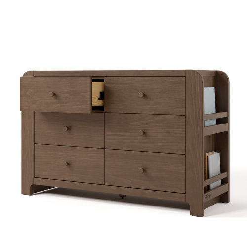 Graco Read-With-Me 6 Drawer Dresser With Bookshelves & Reviews | Wayfair