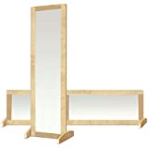 ECR4Kids Toddler Single-Sided Bi-Directional Mirror, Kids Furniture, Natural: Amazon.com: Industrial & Scientific