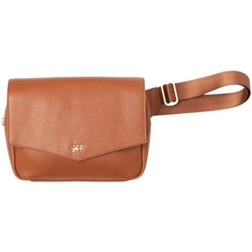Freshly Picked Classic Park Pack Belt Bag, Fanny Packs for Women, Wear as a Waist Bag or Crossbody Fanny Pack (Cognac)