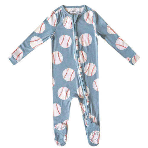 Zip-Up Footie Pajama - Slugger