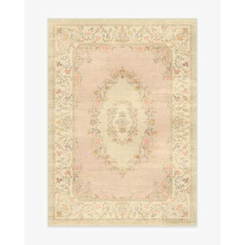 Bridgerton Lady Whistledown Vintage Pink Rug | Ruggable