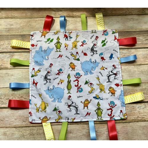 Dr Seuss Baby Lovey Blanket Baby Sensory Lovey Blanket