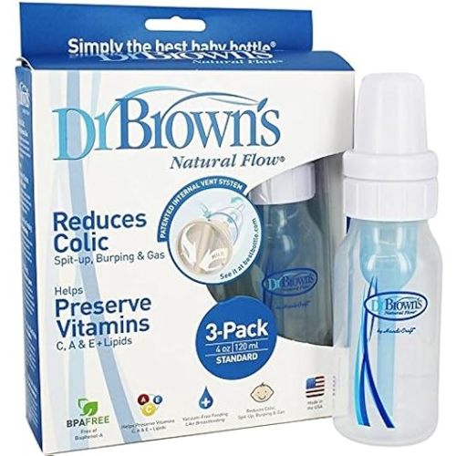 Dr. Brown's Original Bottle, 4 Ounce, 3-Pack