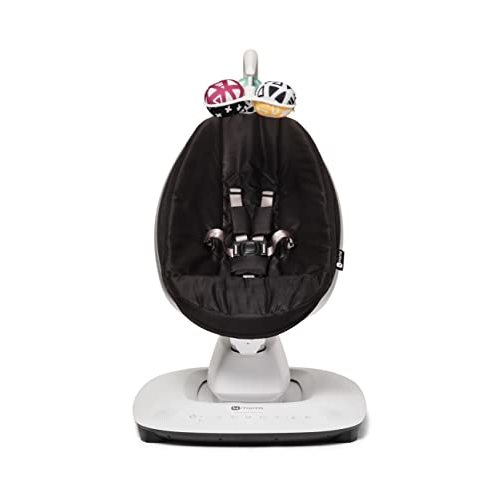 4moms MamaRoo Multi-Motion Baby Swing, Bluetooth Baby Swing with 5 Unique Motions, Black