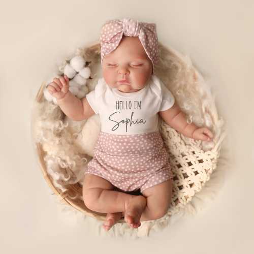 Newborn baby girl coming home outfit, Gift for newborn baby girl, Personalized newborn clothing, baby shower gift for baby girl