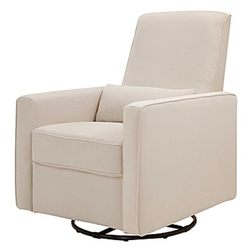 DaVinci Piper All-Purpose Upholstered Glider Recliner in Cream