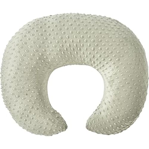 ESEN Plus Size Baby Nursing Pillow and Body Positioner for Breast Feeding and Bottle Feeding, Ultra Soft Baby Breastfeeding Pillows with Removable Nursing Pillow Cover for Mom and Baby (Brown)