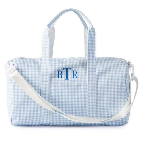 Riley Weekender Bag - Gingham Mist
