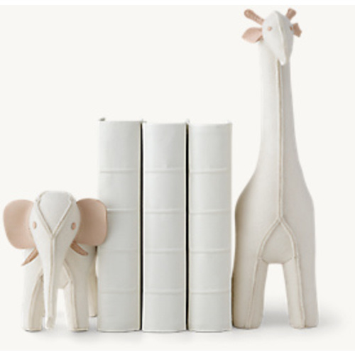 Wool Felt Animal Bookend - Ivory | RH Baby & Child