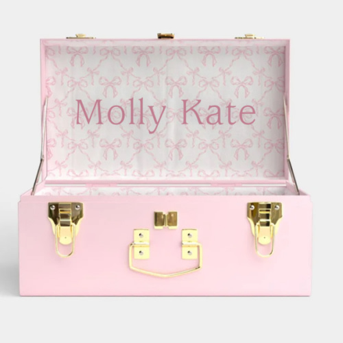 Mini Trunk - Pink - Bella’s Bows / Embroidery Tillman / Rose Pink Thread