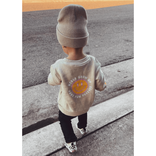 Never Grow Up Crewneck | Little Trouble