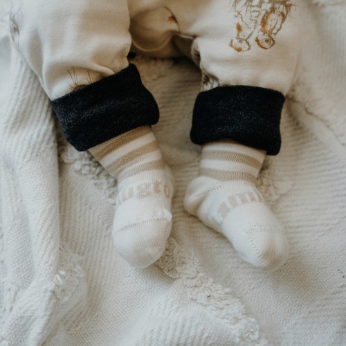 Merino Wool Baby Socks - Newborn Naturals Collection