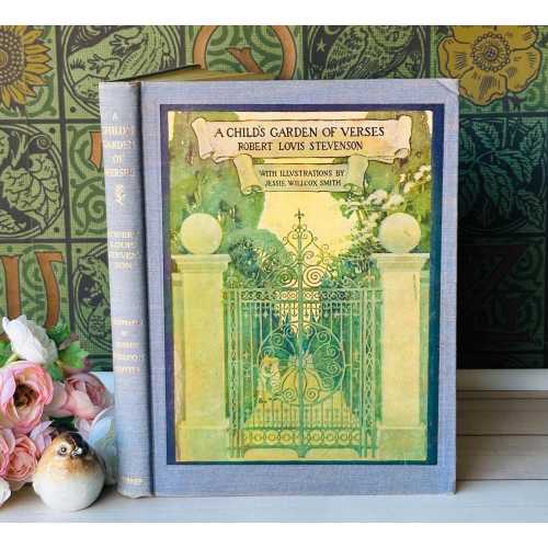 1905 - A Child's Garden of Verses - Robert Louis Stevenson - Illustrated - Charles Scribner's Sons - Vintage Book - Antique - Hardcover