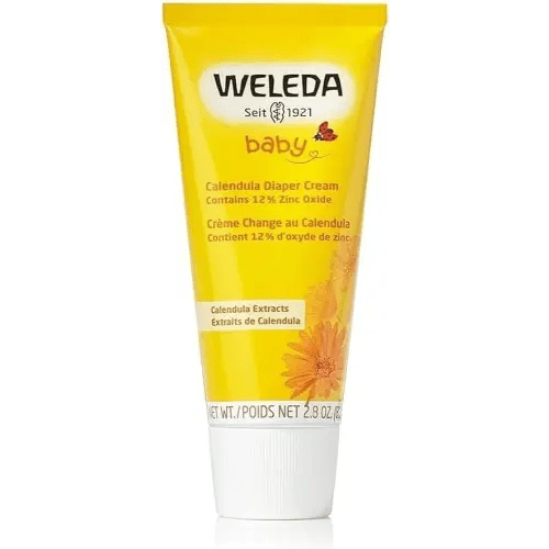 Weleda Baby Calendula Diaper Cream, 2.8 oz - Nourishing, Soothing Cream with Lanolin, Zinc Oxide & Natural Oils for Baby's Sensitive Skin