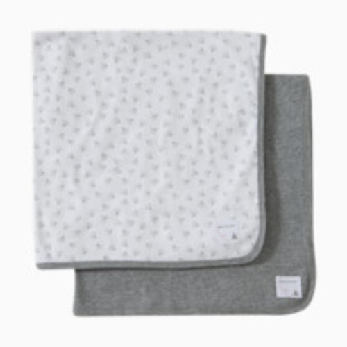 Burt's Bees Baby Organic Blanket (2 Pack) - Heather Grey