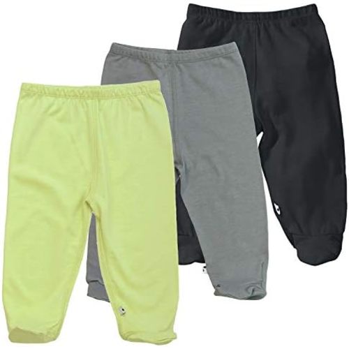 Babysoy Baby Essential 3-Piece Footie Pants Set