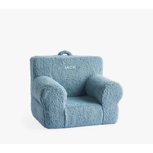 My First Anywhere Chair®, Light Blue Cozy Sherpa