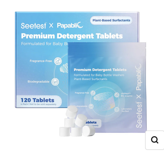 Papablic Upgraded Detergent Soap Tablets, 120 Count