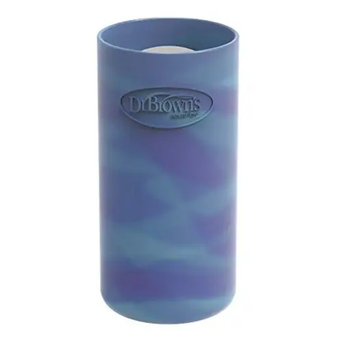 Dr. Brown's Narrow 100% Silicone Baby Bottle Sleeve, Glow-in-the-Dark, 8oz