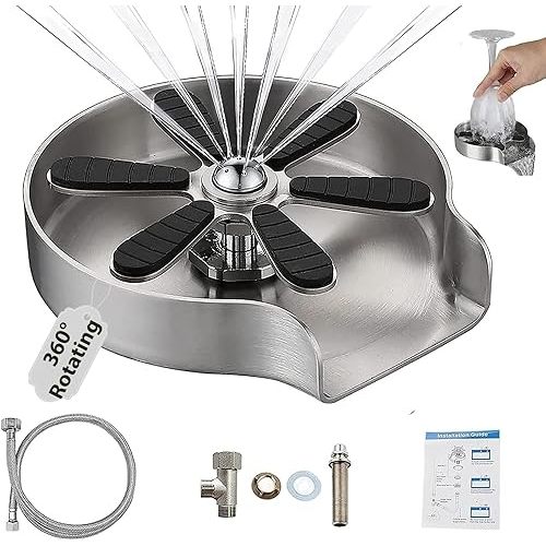 Bottle Rinser for Kitchen Sink