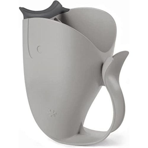 Skip Hop Baby Bath Rinse Cup MOBY Tear-free Waterfall Rinser Grey Age 0+