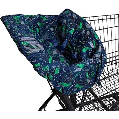 Disney Baby by J.L. Childress Shopping Cart & High Chair Cover - for Baby, Kids, Toddler - Phone Holder and Toy Loops - Extra Large, Universal Grocery Cart Cover - Gender Neutral - Lion King