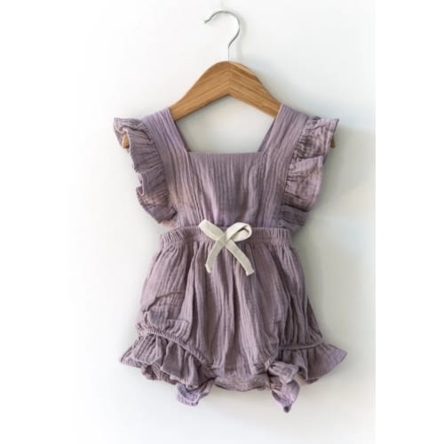 Sofia Romper in Violet | Reverie Threads