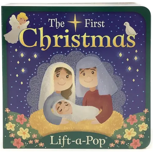 The First Christmas: Lift-a-Pop Pop-Up Nativity Board Book for Christians to Celebrate the Birth of Baby Jesus - Holiday Gift For Babies and Toddlers