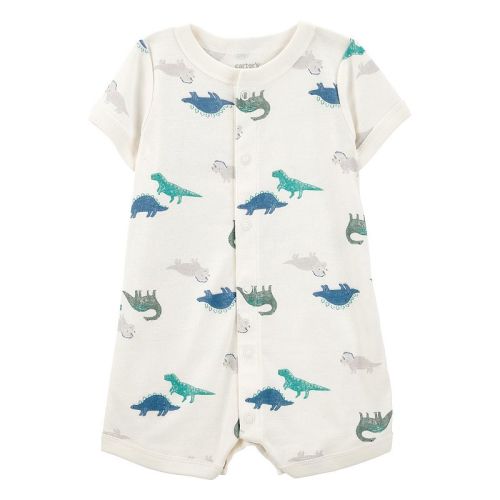 Baby Boy Carter's Dinosaur Short-Sleeve Romper