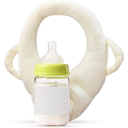 Baby Bottle Holder, Adjustable Nursing Pillow Support, Baby Self-Feeding Bottle Holder, Newborn Essentials, Baby Self-Help Hands-Frees Bottle Holder, Baby Self-Feeding Pad